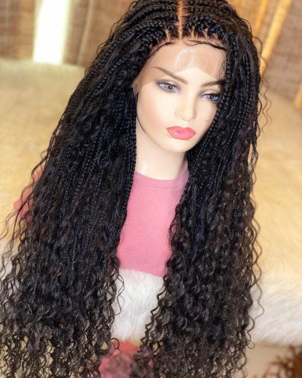30 inch Knotless braids with goddess wigs