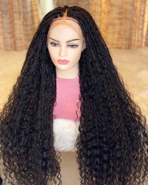 30 inch Knotless braids with goddess wigs